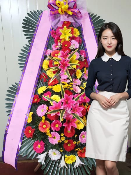 더채플앳웨스트 3단화환 기본형