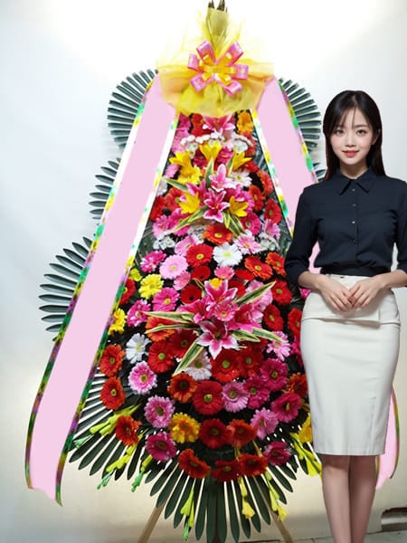 더채플앳웨스트 3단화환 고급형